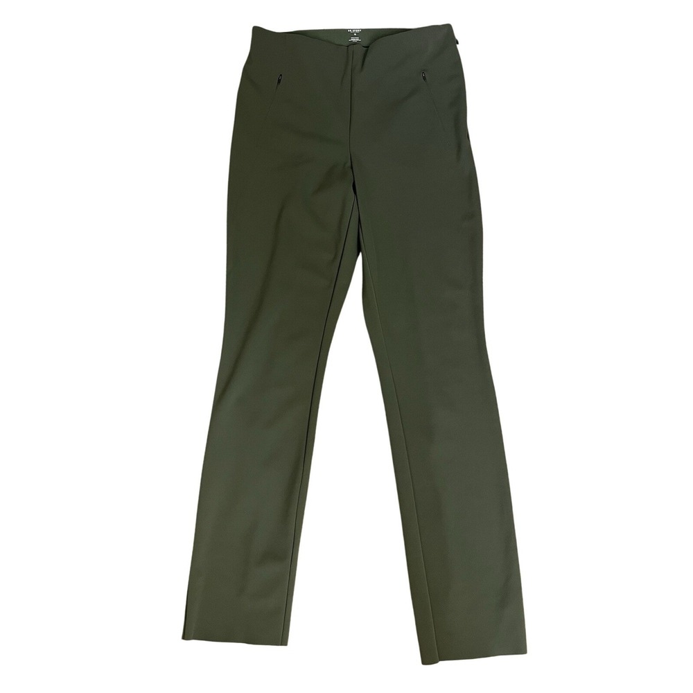 Banana Republic‎ Pants Womens 12 Green Ankle BR Sport Luxe Sculpt Skinny Stretch